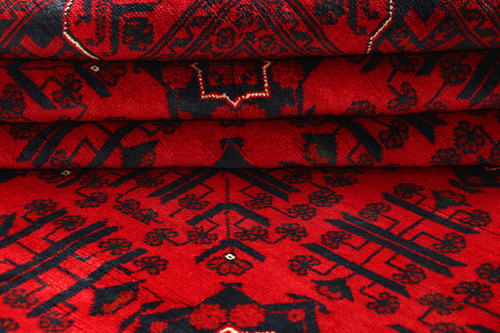 Dark Red Khal Mohammadi 6' 5 x 9' 7 - No. 67052 - ALRUG Rug Store