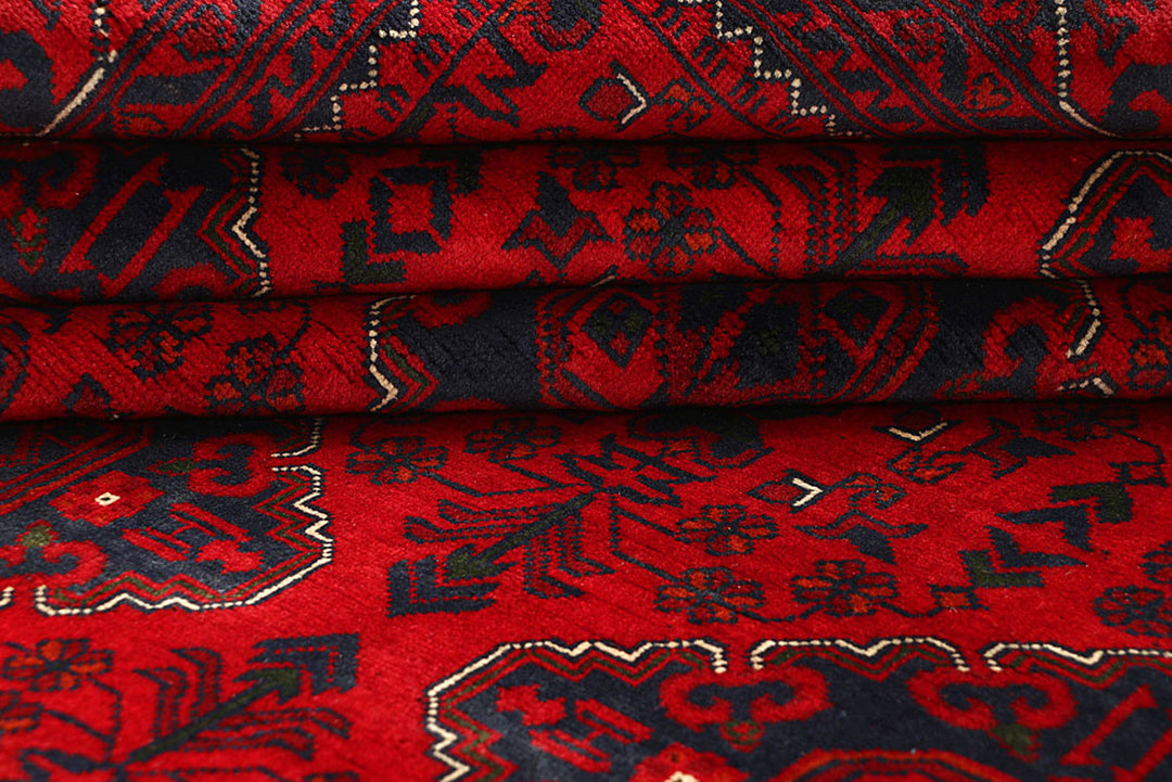 Dark Red Khal Mohammadi 6'  5" x 9'  5" - No. QA99360