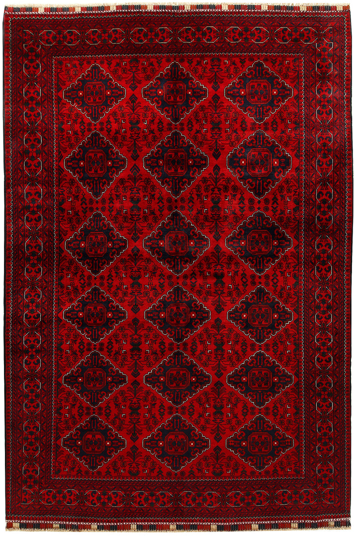 Dark Red Khal Mohammadi 6'  5" x 9'  5" - No. QA99360