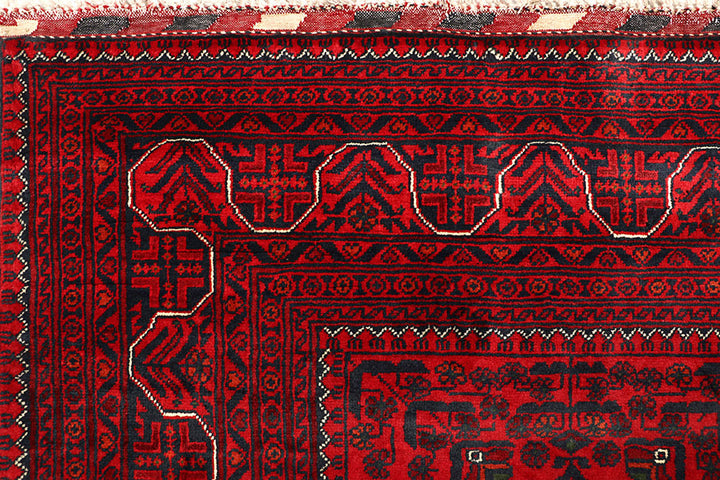 Dark Red Khal Mohammadi 6'  6" x 9'  7" - No. QA60762
