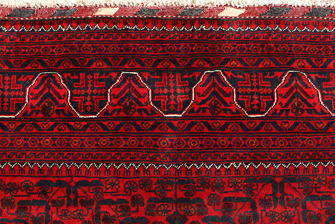 Dark Red Khal Mohammadi 6'  6" x 9'  7" - No. QA60762