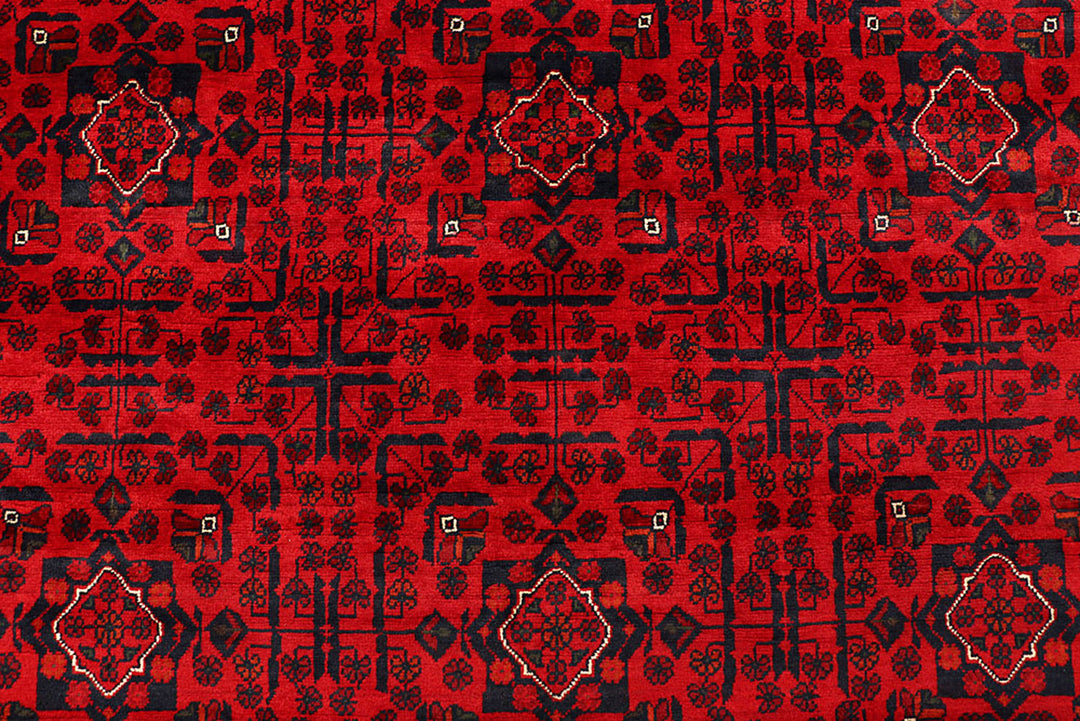 Dark Red Khal Mohammadi 6'  6" x 9'  7" - No. QA60762