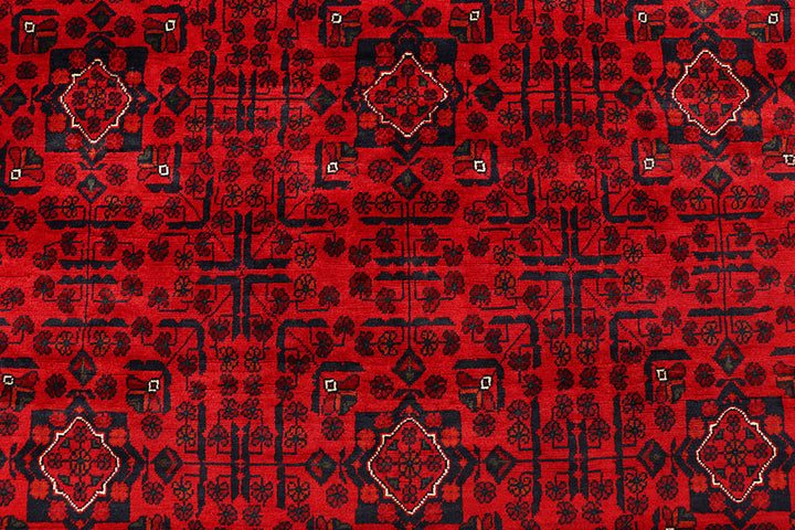 Dark Red Khal Mohammadi 6'  6" x 9'  7" - No. QA60762