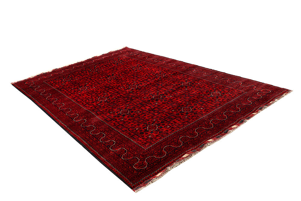 Dark Red Khal Mohammadi 6' 6 x 9' 7 - No. 67055 - ALRUG Rug Store