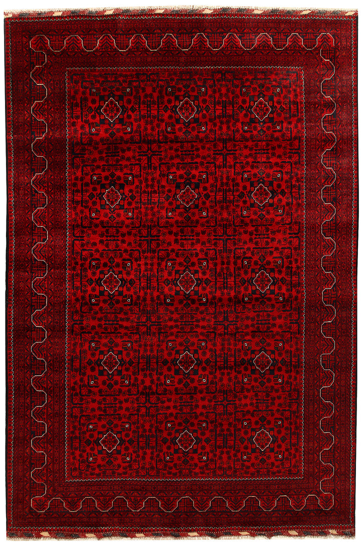 Dark Red Khal Mohammadi 6'  6" x 9'  7" - No. QA60762