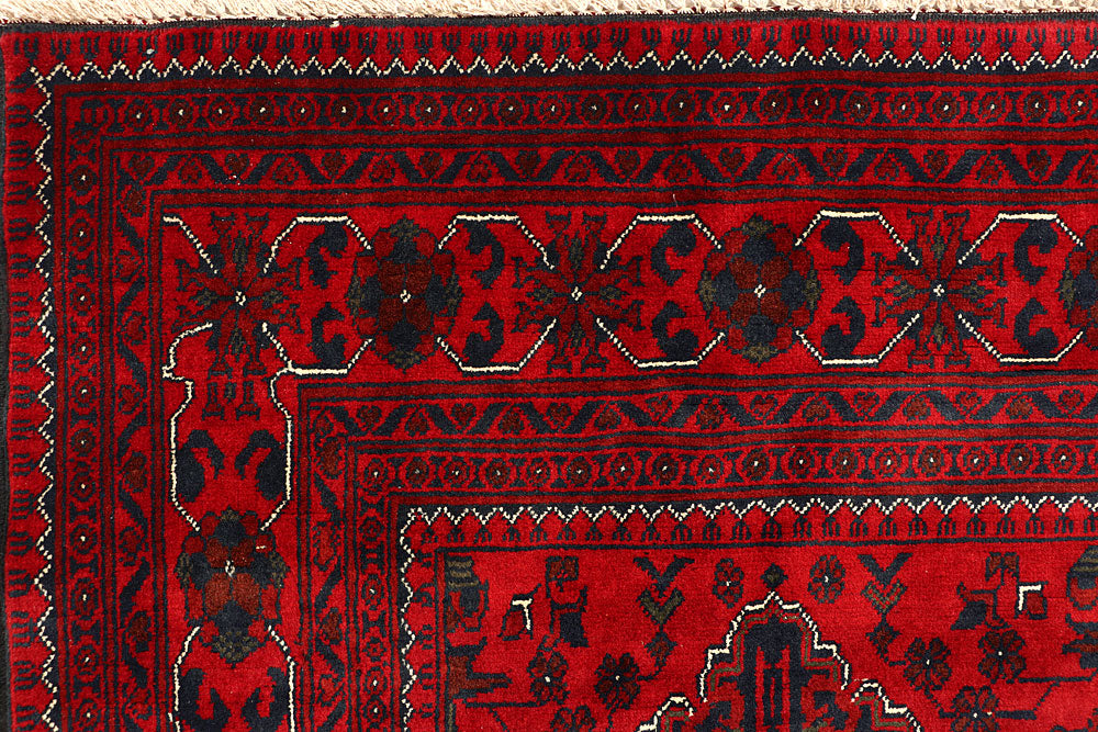 Dark Red Khal Mohammadi 4' 10 x 6' 4 - No. 67058 - ALRUG Rug Store