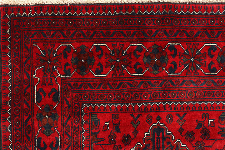 Dark Red Khal Mohammadi 4'  10" x 6'  4" - No. QA76435
