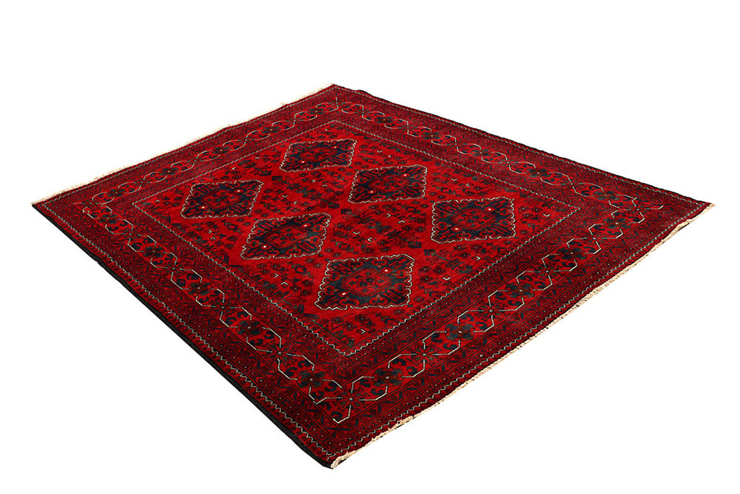 Dark Red Khal Mohammadi 4'  10" x 6'  4" - No. QA76435