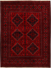 Dark Red Khal Mohammadi 4'  10" x 6'  4" - No. QA76435