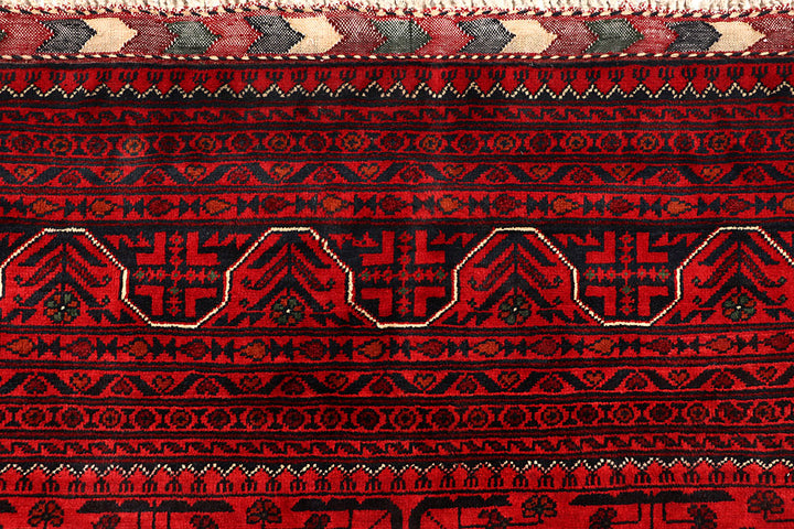 Dark Red Khal Mohammadi 5' 6 x 7' 8 - No. 67060 - ALRUG Rug Store
