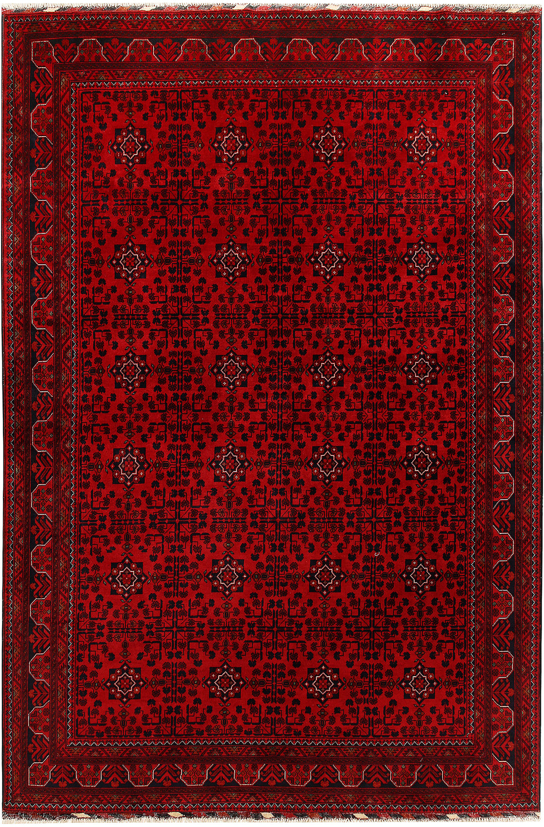 Dark Red Khal Mohammadi 6' 6 x 9' 9 - No. 67062 - ALRUG Rug Store