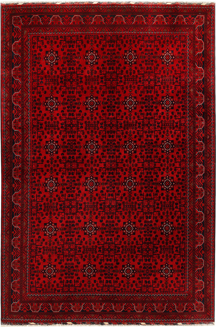 Dark Red Khal Mohammadi 6' 6 x 9' 9 - No. 67062 - ALRUG Rug Store