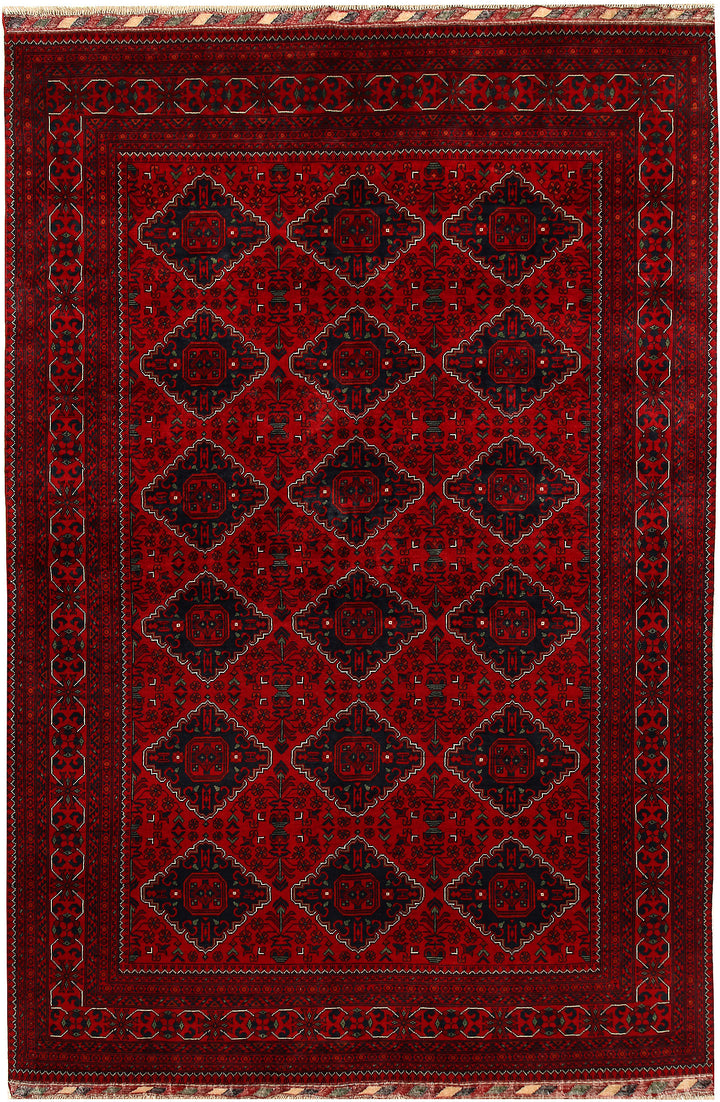 Dark Red Khal Mohammadi 6' 5 x 9' 6 - No. 67063 - ALRUG Rug Store