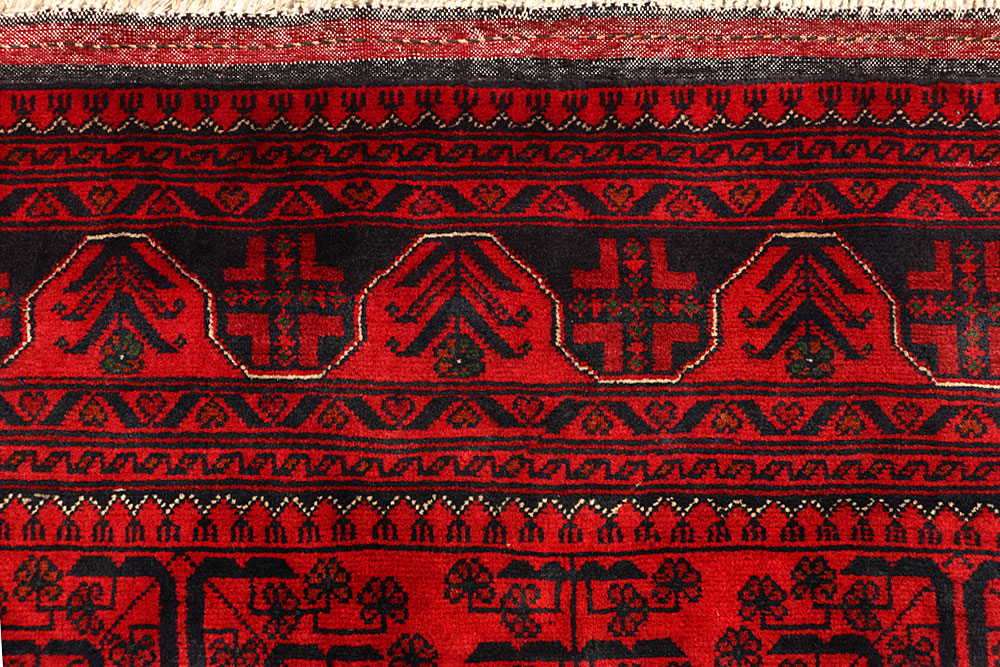 Dark Red Khal Mohammadi 6' 7 x 9' 3 - No. 67064 - ALRUG Rug Store