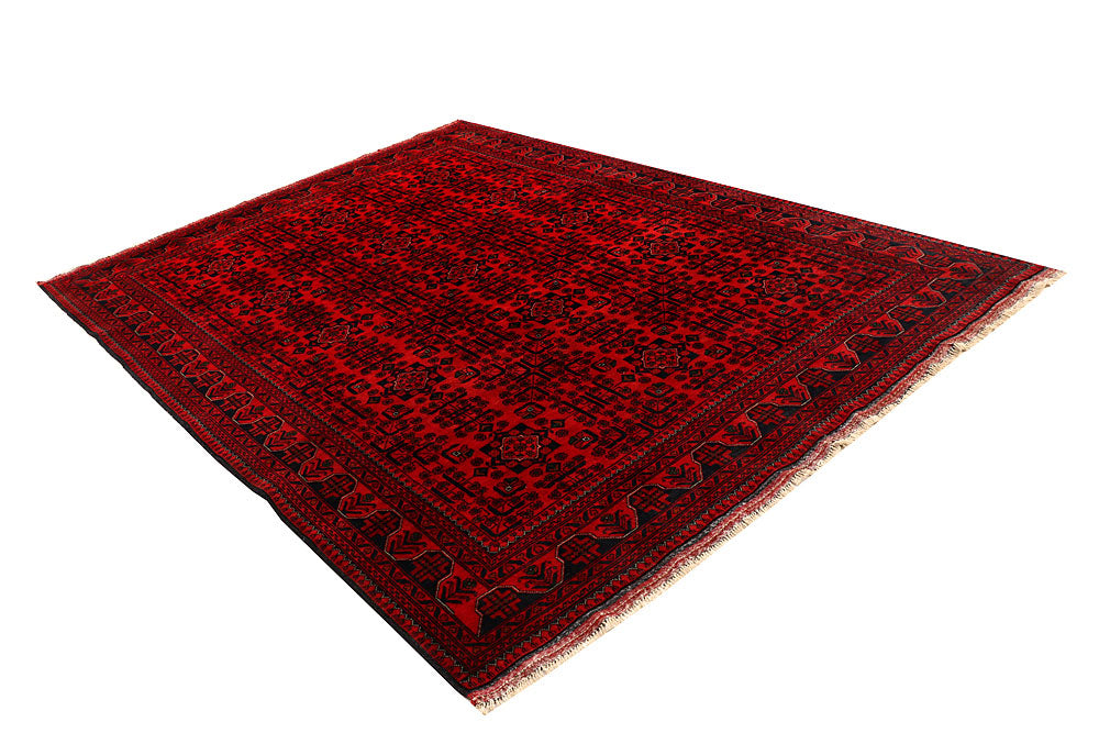 Dark Red Khal Mohammadi 6' 7 x 9' 3 - No. 67064 - ALRUG Rug Store