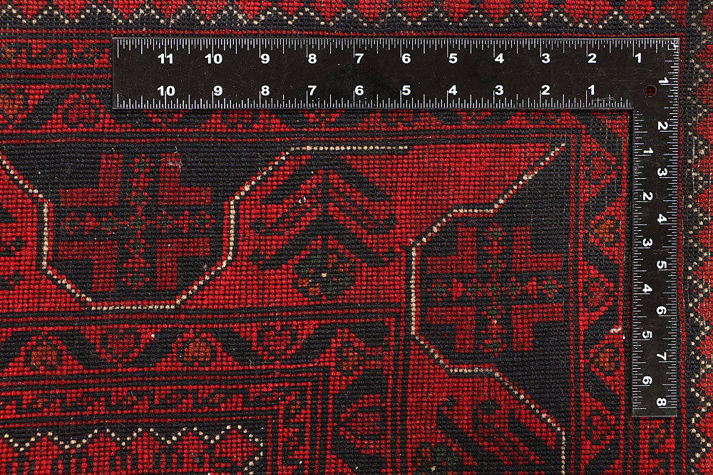 Dark Red Khal Mohammadi 6' 7 x 9' 3 - No. 67064 - ALRUG Rug Store