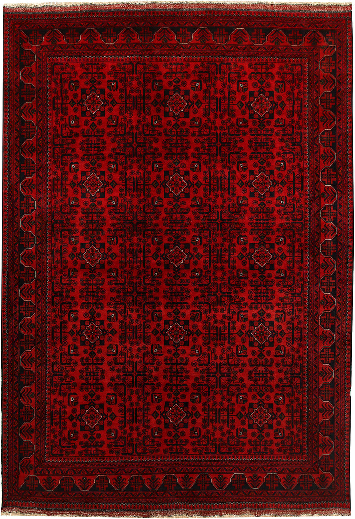Dark Red Khal Mohammadi 6' 7 x 9' 3 - No. 67064 - ALRUG Rug Store