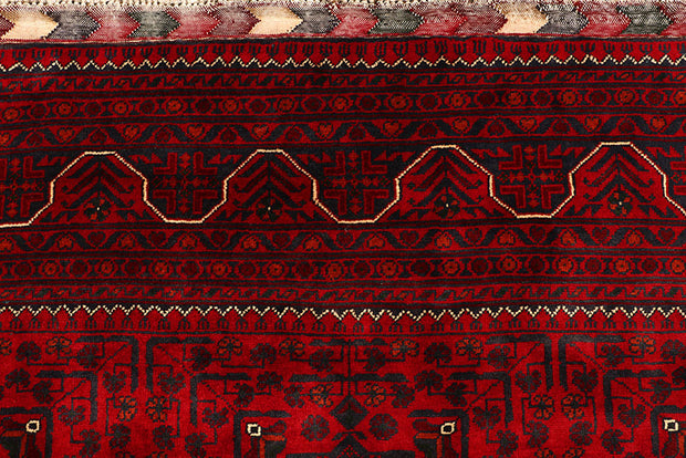 Dark Red Khal Mohammadi 6'  8" x 9'  7" - No. QA90161