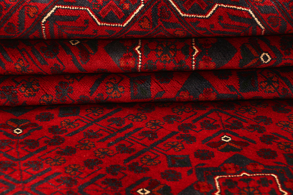 Dark Red Khal Mohammadi 6' 8 x 9' 7 - No. 67065 - ALRUG Rug Store