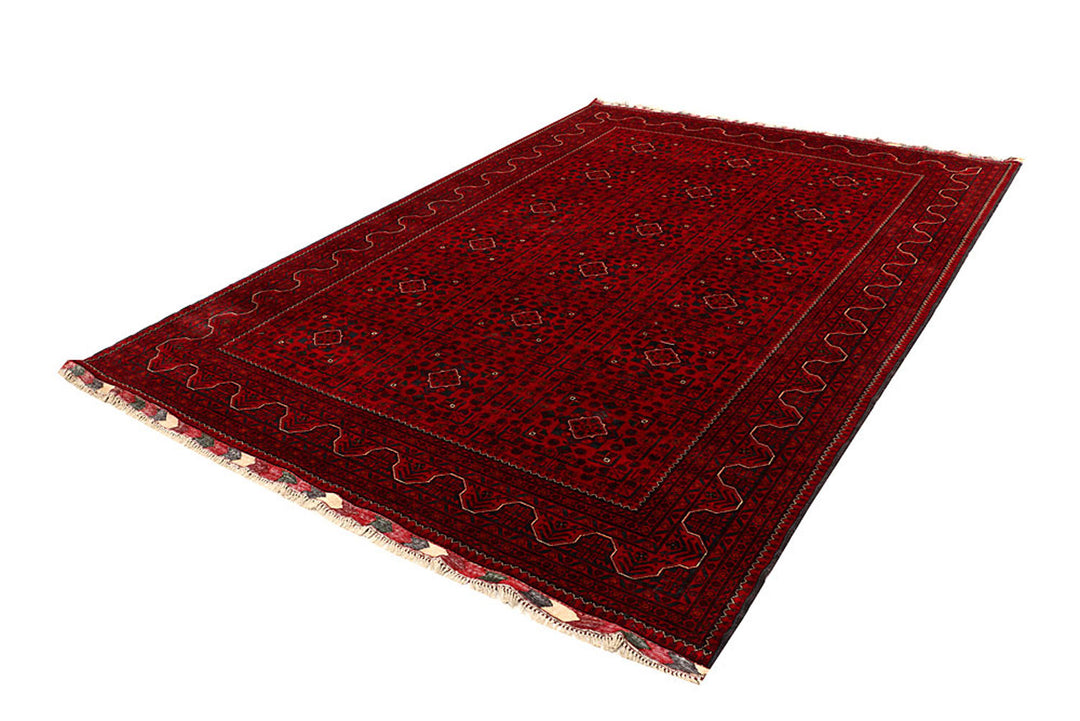 Dark Red Khal Mohammadi 6'  8" x 9'  7" - No. QA90161