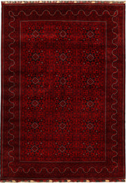 Dark Red Khal Mohammadi 6'  8" x 9'  7" - No. QA90161