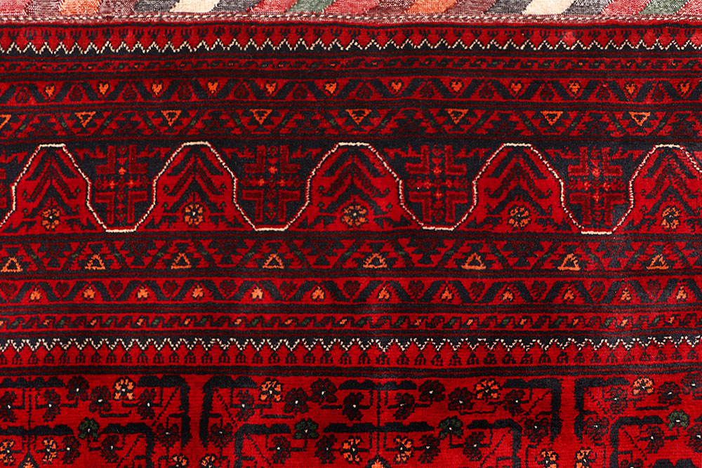 Dark Red Khal Mohammadi 6' 9 x 10' - No. 67066 - ALRUG Rug Store