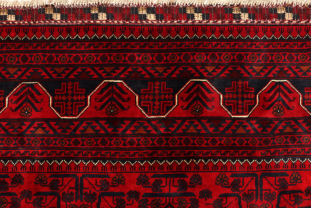 Dark Red Khal Mohammadi 6' 6 x 9' 4 - No. 67067 - ALRUG Rug Store