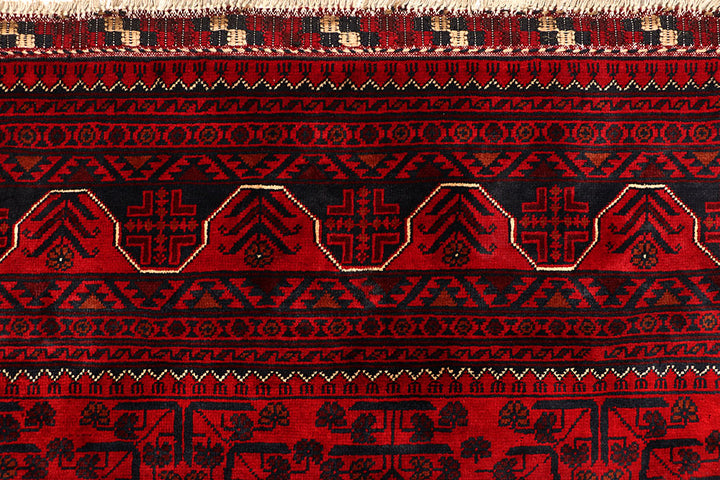 Dark Red Khal Mohammadi 6' 6 x 9' 4 - No. 67067 - ALRUG Rug Store