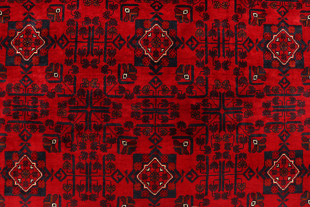 Dark Red Khal Mohammadi 6' 6 x 9' 4 - No. 67067 - ALRUG Rug Store