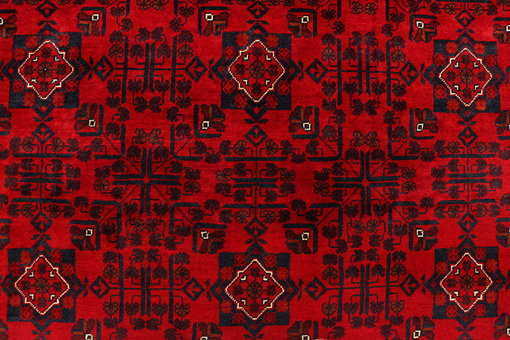 Dark Red Khal Mohammadi 6' 6 x 9' 4 - No. 67067 - ALRUG Rug Store