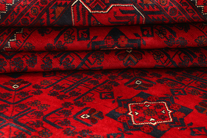 Dark Red Khal Mohammadi 6' 6 x 9' 4 - No. 67067 - ALRUG Rug Store