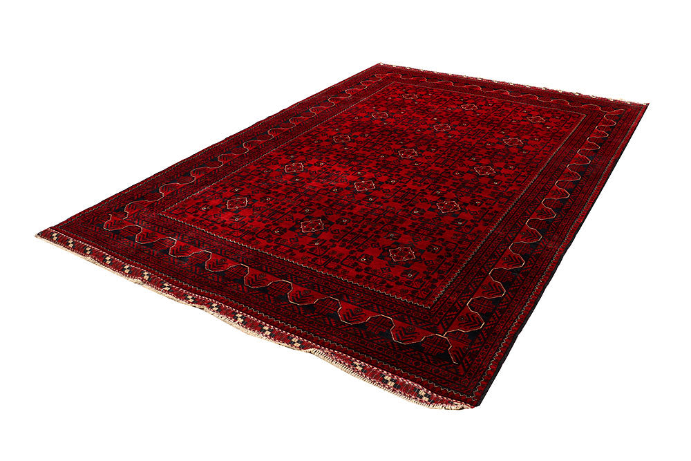 Dark Red Khal Mohammadi 6' 6 x 9' 4 - No. 67067 - ALRUG Rug Store