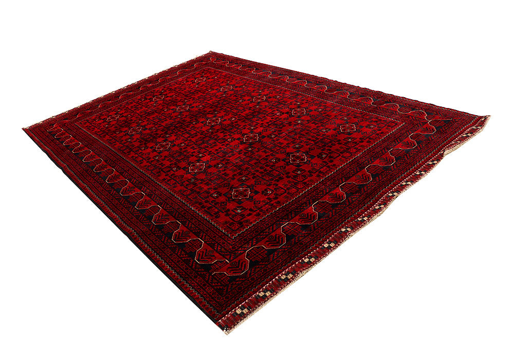 Dark Red Khal Mohammadi 6' 6 x 9' 4 - No. 67067 - ALRUG Rug Store