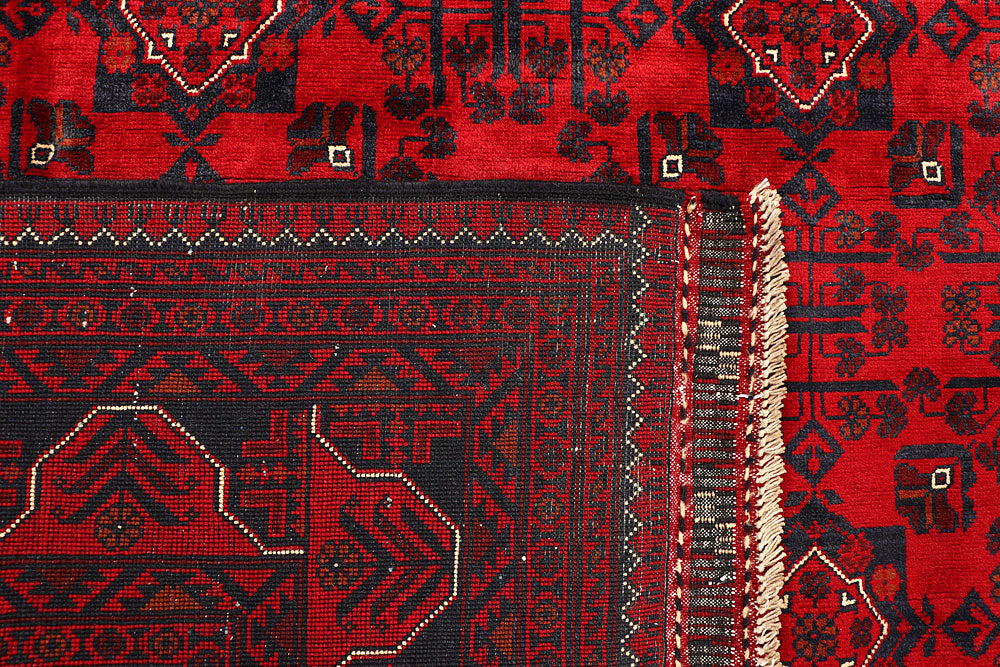Dark Red Khal Mohammadi 6' 6 x 9' 4 - No. 67067 - ALRUG Rug Store