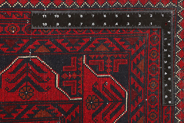Dark Red Khal Mohammadi 6' 6 x 9' 4 - No. 67067 - ALRUG Rug Store