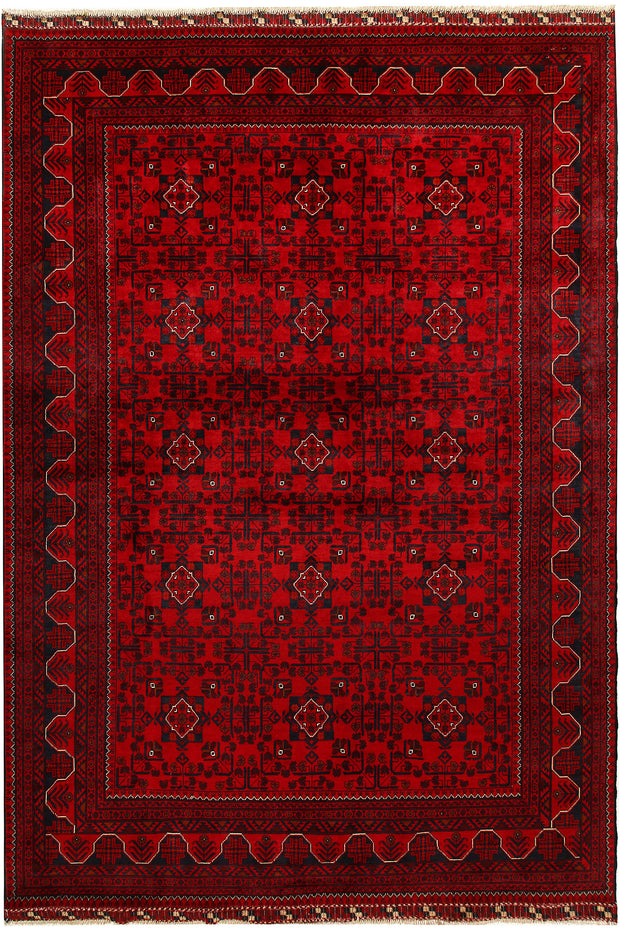 Dark Red Khal Mohammadi 6' 6 x 9' 4 - No. 67067 - ALRUG Rug Store
