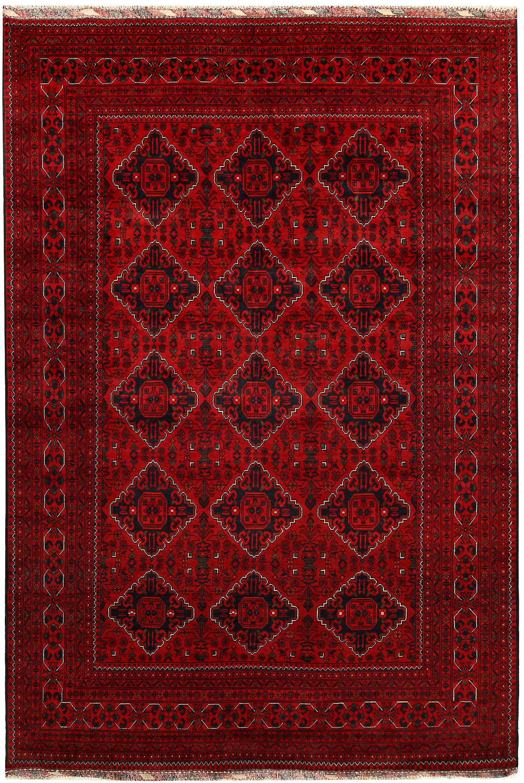 Dark Red Khal Mohammadi 6' 6 x 9' 6 - No. 67068 - ALRUG Rug Store