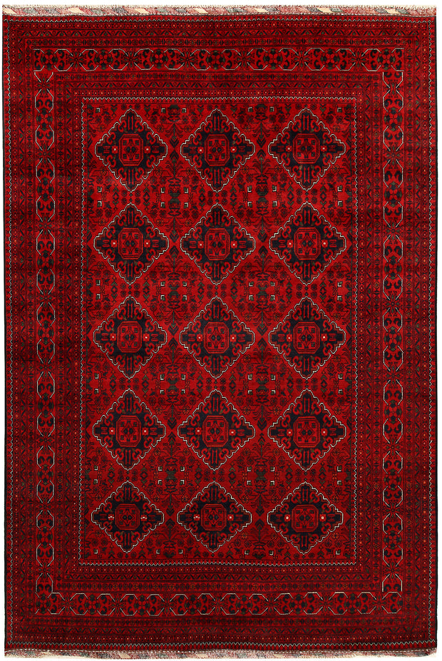 Dark Red Khal Mohammadi 6' 6 x 9' 6 - No. 67068 - ALRUG Rug Store