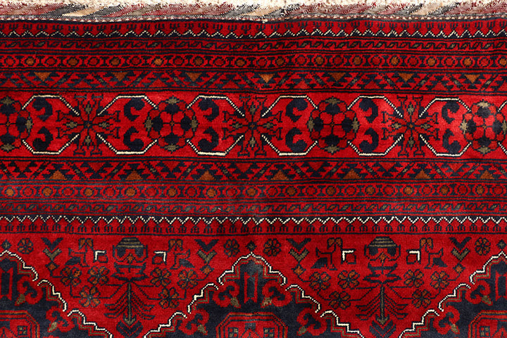 Dark Red Khal Mohammadi 6'  4" x 9'  5" - No. QA36604