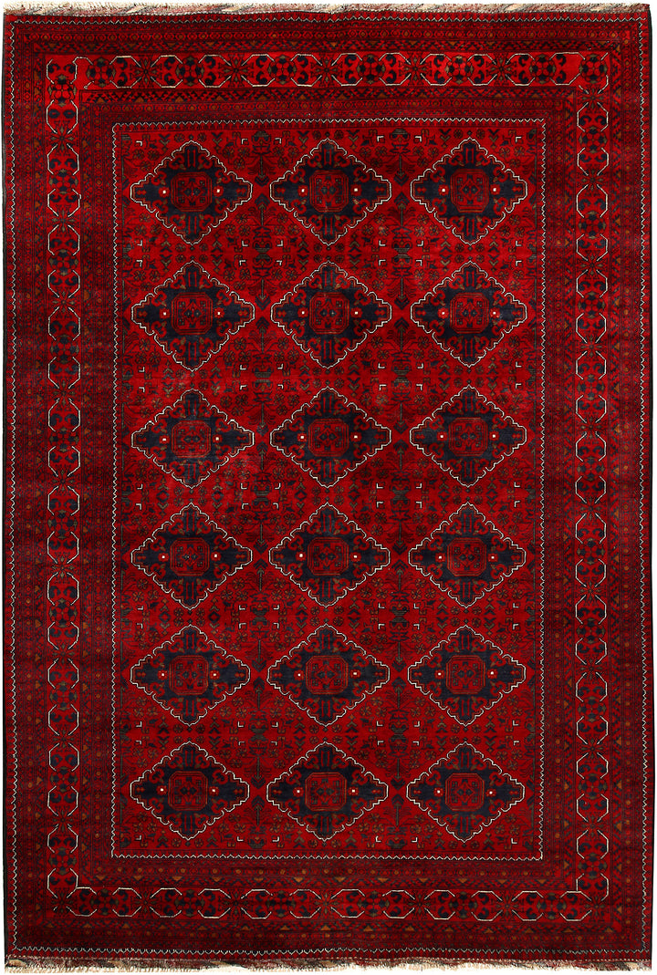Dark Red Khal Mohammadi 6' 4 x 9' 5 - No. 67069 - ALRUG Rug Store