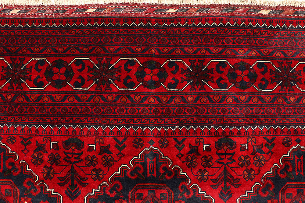 Dark Red Khal Mohammadi 6' 6 x 9' 8 - No. 67070 - ALRUG Rug Store