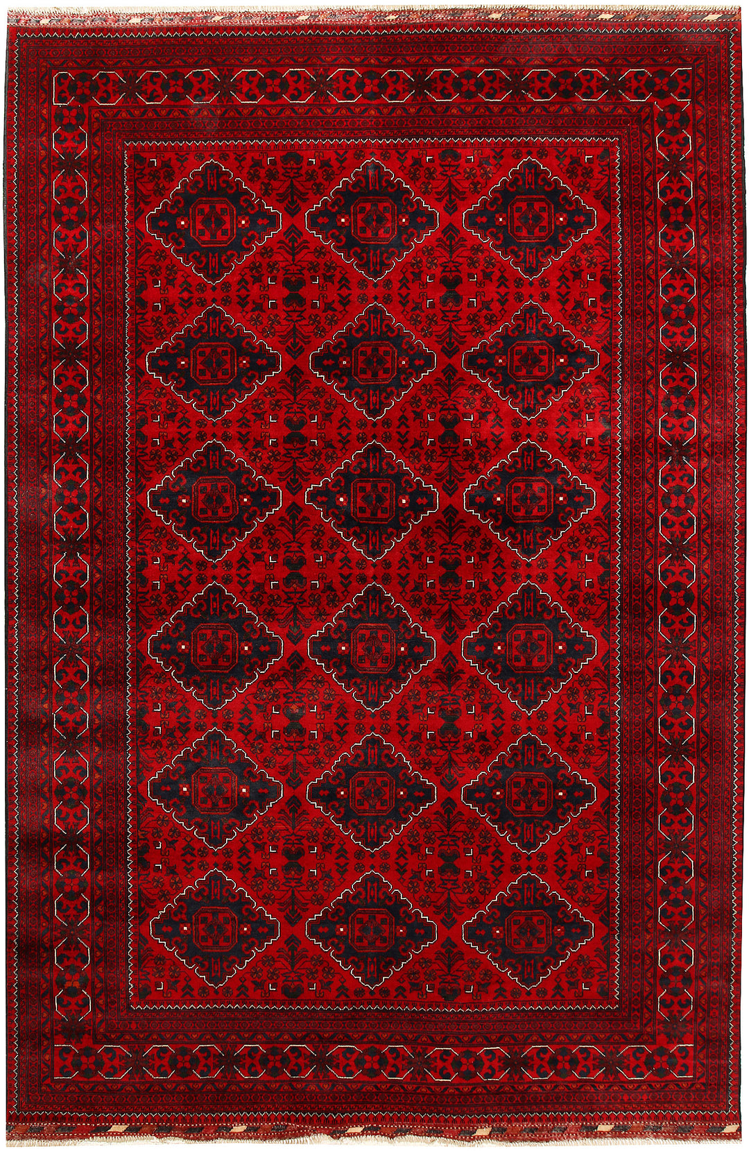 Dark Red Khal Mohammadi 6' 6 x 9' 8 - No. 67070 - ALRUG Rug Store