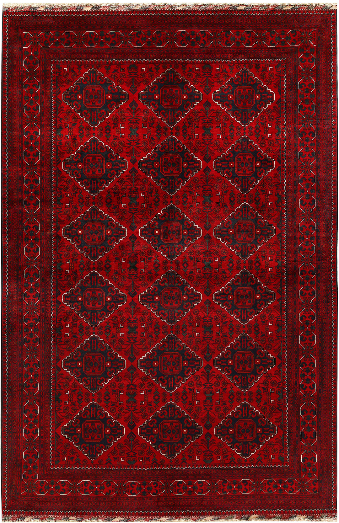 Dark Red Khal Mohammadi 6' 4 x 9' 9 - No. 67071 - ALRUG Rug Store