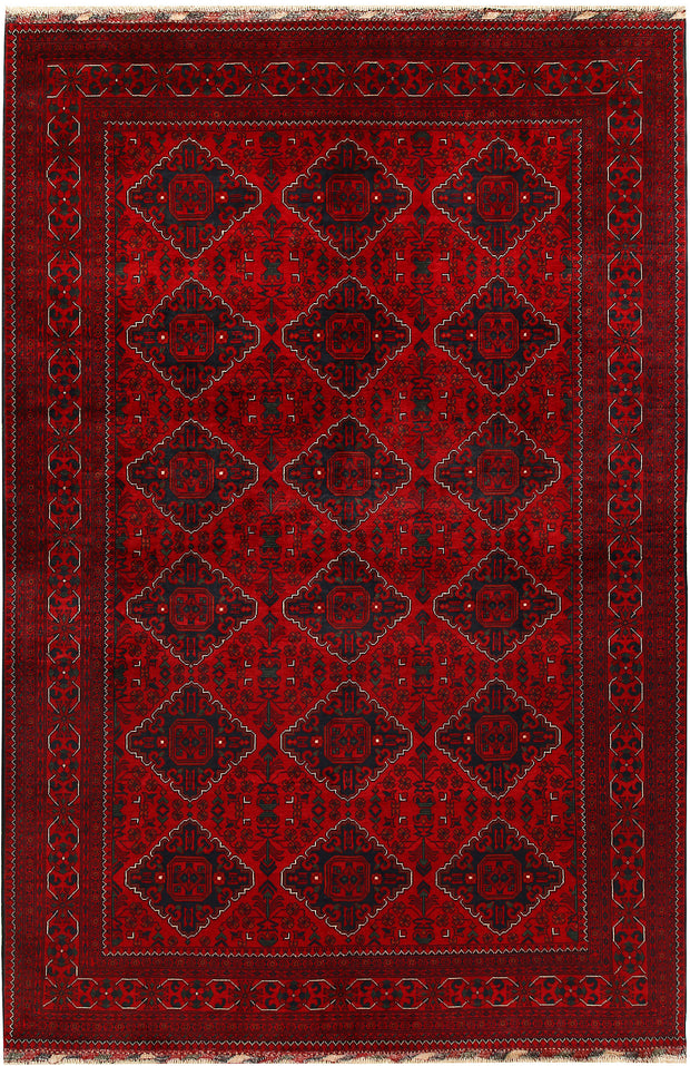 Dark Red Khal Mohammadi 6' 4 x 9' 9 - No. 67071 - ALRUG Rug Store