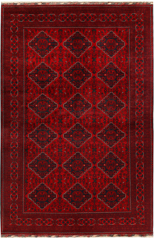 Dark Red Khal Mohammadi 6'  4" x 9'  9" - No. QA16183