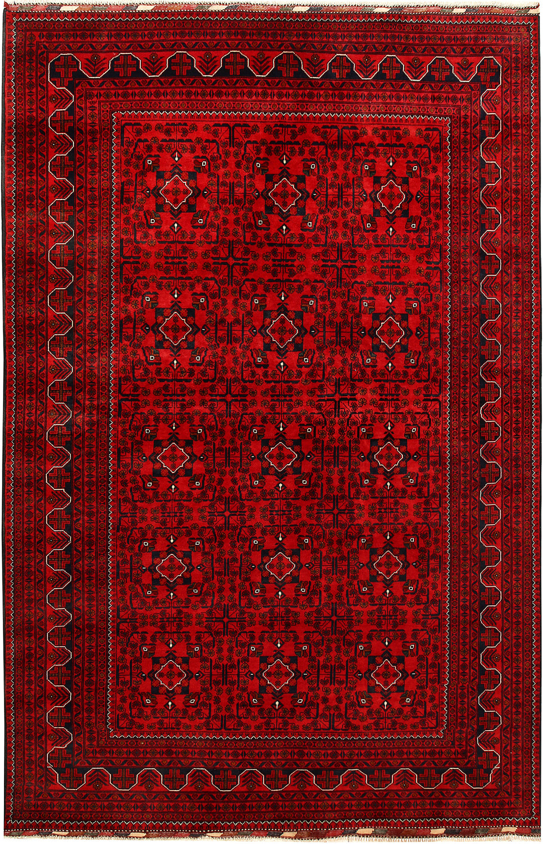Dark Red Khal Mohammadi 6' 5 x 9' 10 - No. 67072 - ALRUG Rug Store