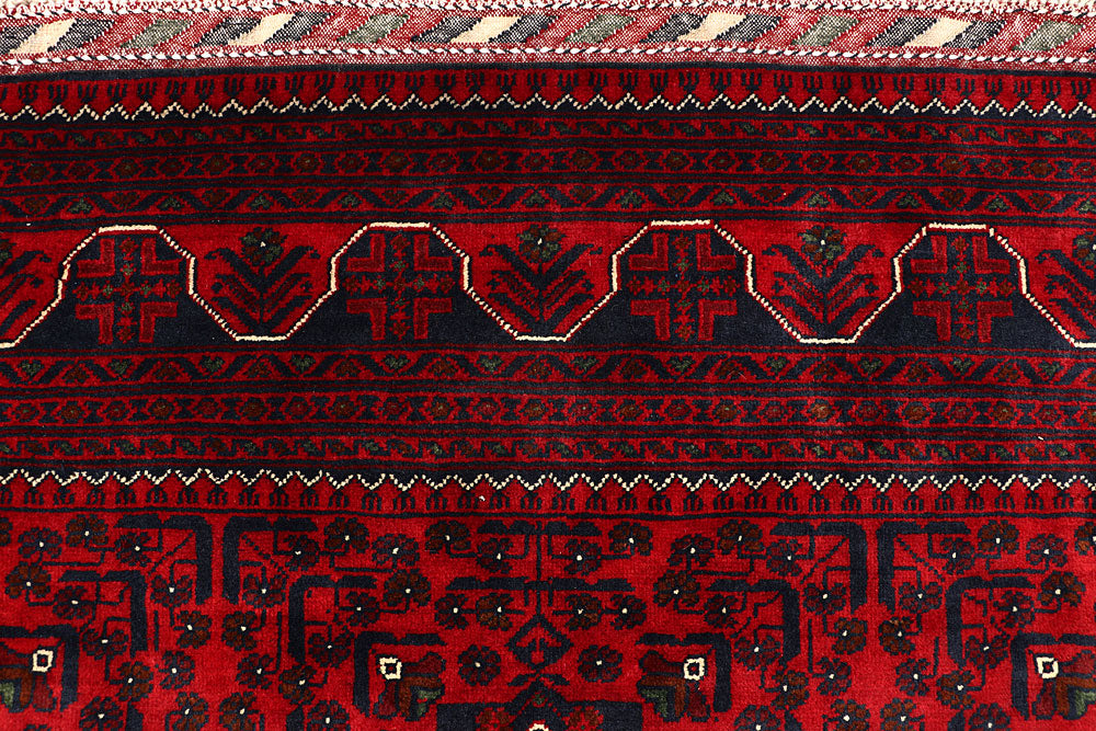 Dark Red Khal Mohammadi 6' 6 x 9' 7 - No. 67073 - ALRUG Rug Store