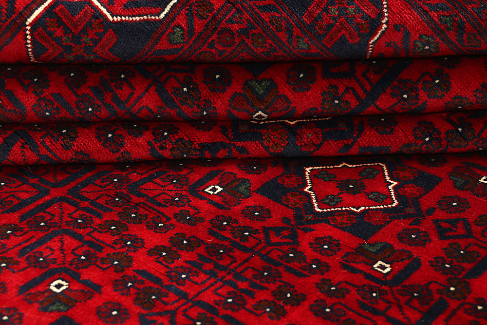 Dark Red Khal Mohammadi 6' 6 x 9' 7 - No. 67073 - ALRUG Rug Store