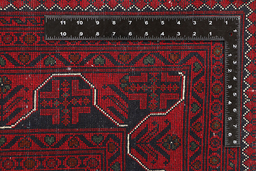 Dark Red Khal Mohammadi 6' 6 x 9' 7 - No. 67073 - ALRUG Rug Store