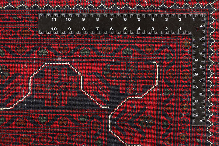 Dark Red Khal Mohammadi 6' 6 x 9' 7 - No. 67073 - ALRUG Rug Store